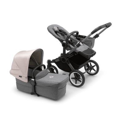 Bugaboo Donkey5 Mono Complete Stroller - Graphite / Grey Melange / Misty White