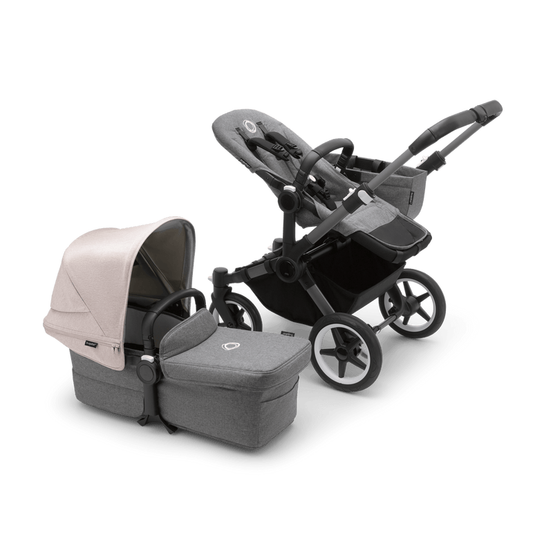 Bugaboo Donkey5 Mono Complete Stroller - Graphite / Grey Melange / Misty White