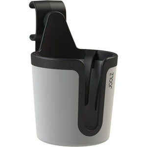 Grey and Black Joolz Uni2 Cup Holder - Front Detail with Swivel Mount | Strolleria