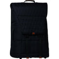 Black Quilted Joolz Travel Bag with Leather Accents - Front View | Strolleria