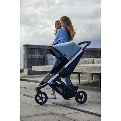 Thule Spring Stroller - Teal Melange / Aluminum Frame