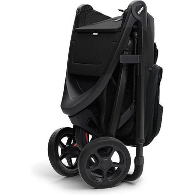 Thule Spring Stroller - Folded - Black / Black Frame