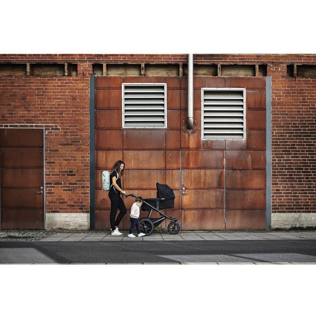 Passeggino Thule Urban Glide 2 Con Culla | Per Jogging E Città | Ruote 16'' Sospensioni | Grigio Melange - Foto 6