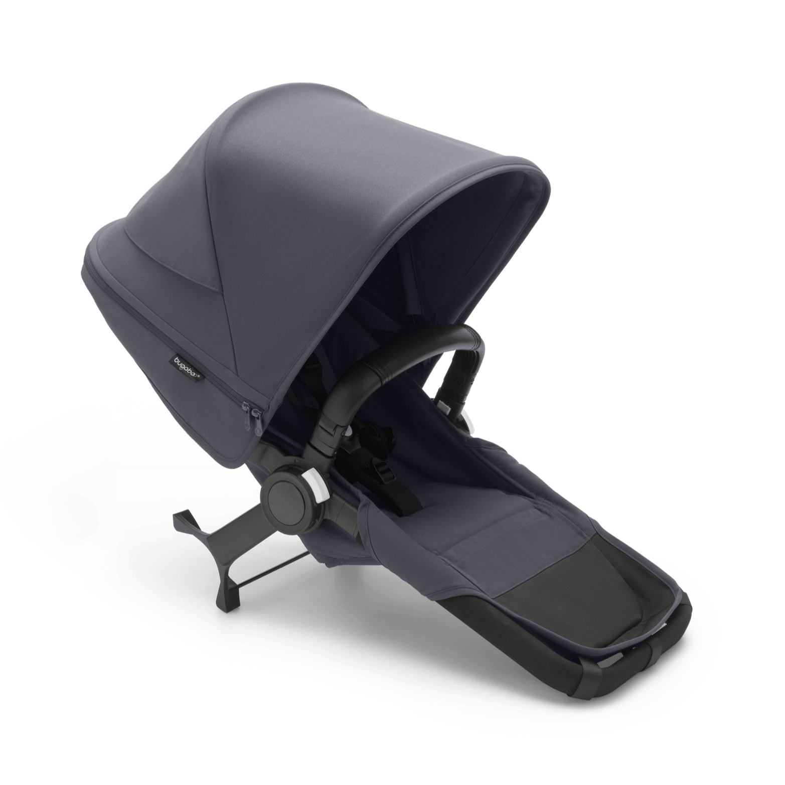 Stormy Blue Bugaboo Donkey5 Duo Extension Set Complete - Side Angle | Strolleria