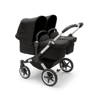 Bugaboo Donkey5 Twin Complete Stroller - Aluminum / Midnight Black