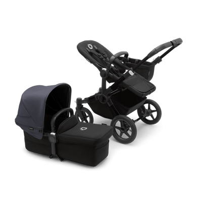 Bugaboo Donkey5 Mono Complete Stroller - Black / Midnight Black / Stormy Blue