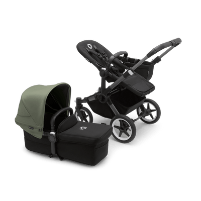 Bugaboo Donkey5 Mono Complete Stroller - Graphite / Midnight Black / Forest Green