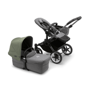 Bugaboo Donkey5 Mono Complete Stroller - Graphite / Grey Melange / Forest Green