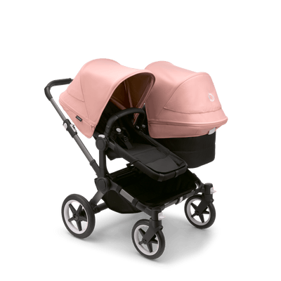 Bugaboo Donkey5 Duo Complete Stroller - Graphite / Midnight Black / Morning Pink