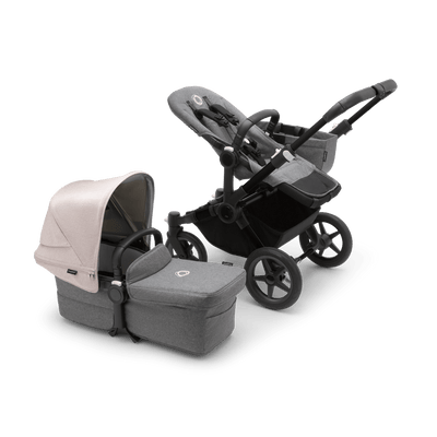 Bugaboo Donkey5 Mono Complete Stroller - Black / Grey Melange / Misty White