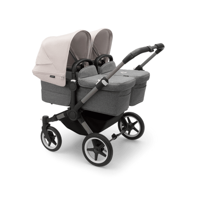 Bugaboo Donkey5 Twin Complete Stroller - Graphite / Grey Melange / Misty White