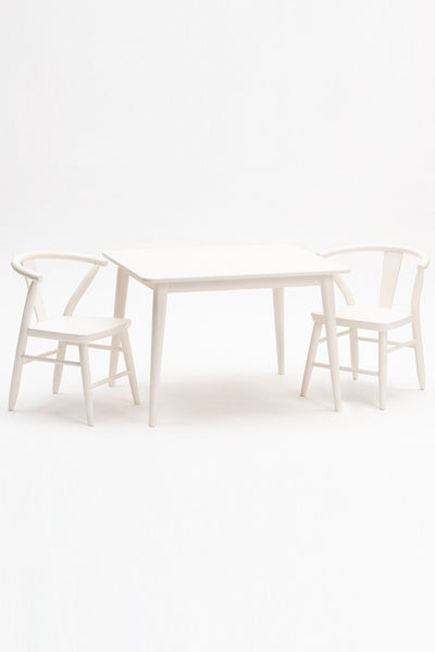 Milton and Goose Crescent Table Children's Table Chairs White