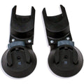 Black Bumbleride Car Seat Adapter MNCL-25 for Nuna Maxi-Cosi Cybex Clek - Top View | Strolleria