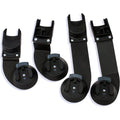 Black Bumbleride MNCT-04 Twin Car Seat Adapter Set - Complete Kit View | Strolleria