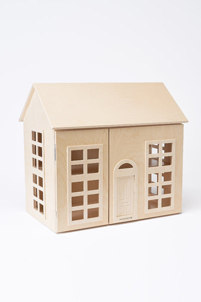 Milton and Goose Hudson Dollhouse Natural Wood Angled