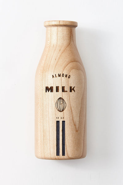 Milton & Goose Wooden Play Food Almond Milk Bottle