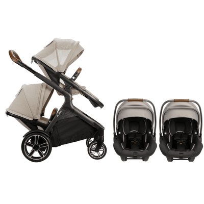 Nuna Demi Grow and PIPA Lite R Twin Travel System