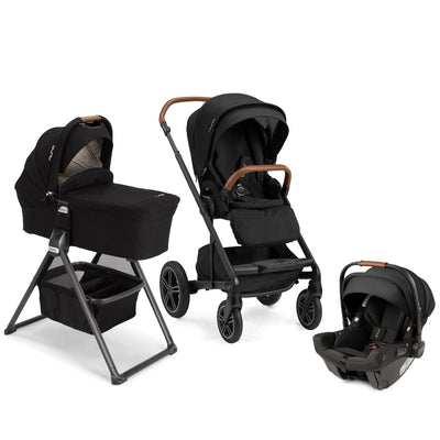 Nuna MIXX Next Bundle - Stroller, Bassinet + Stand, and PIPA Urbn Infant Car Seat