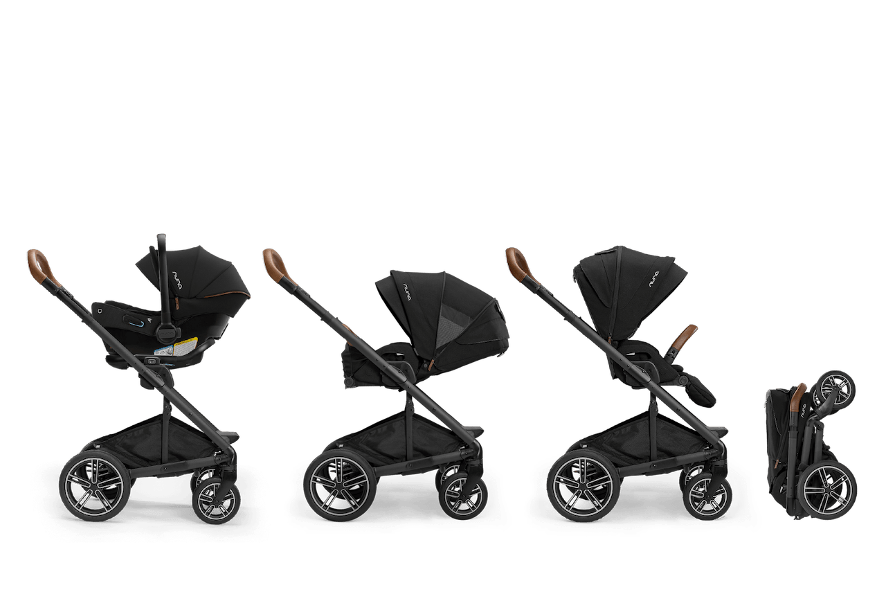 Nuna MIXX Next Bundle - Stroller, Bassinet + Stand, and PIPA urbn Infa