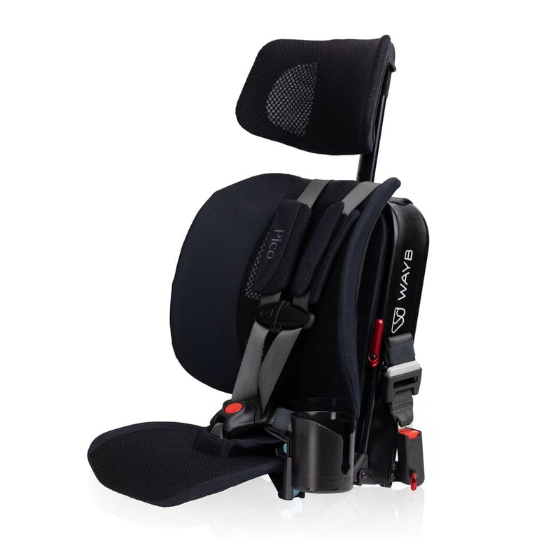 WAYB Pico Forward-Facing car seat and Cup Holder Bundle - Jet
