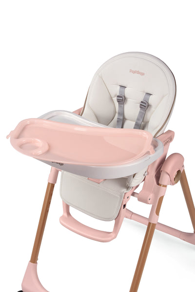 Peg Perego Prima Pappa Zero3 High Chair - White and Pink