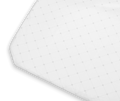 UPPAbaby Waterproof Mattress Cover - Remi with Grey Star Pattern - Angled View | Strolleria