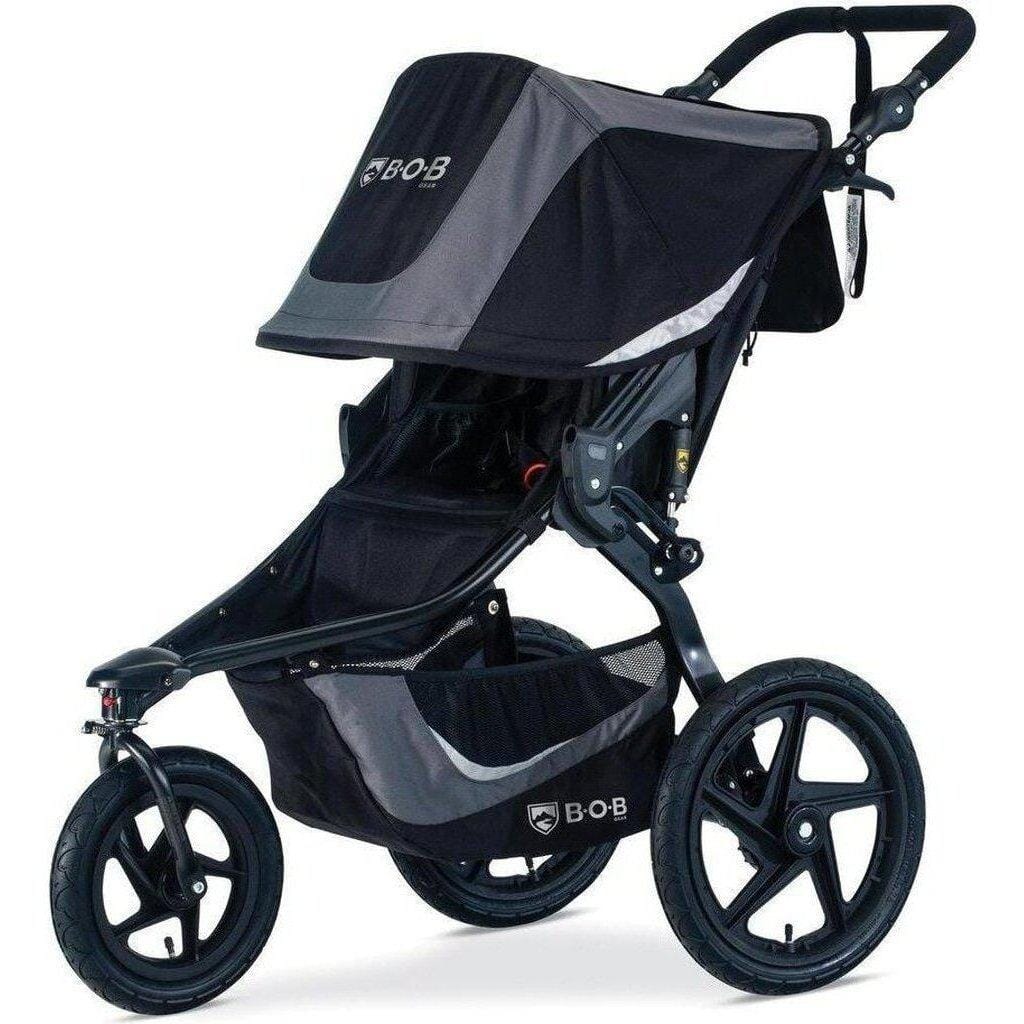 BOB Gear Revolution Flex 3.0 Jogging Stroller - Graphite Black- Strolleria