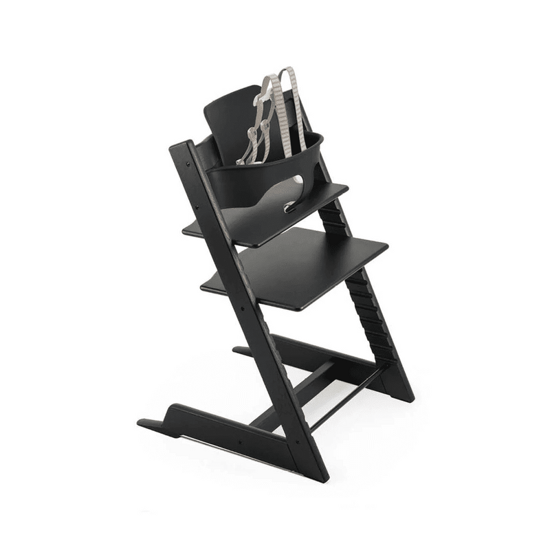 Stokke Tripp Trapp High Chair with Baby Set Oak Black