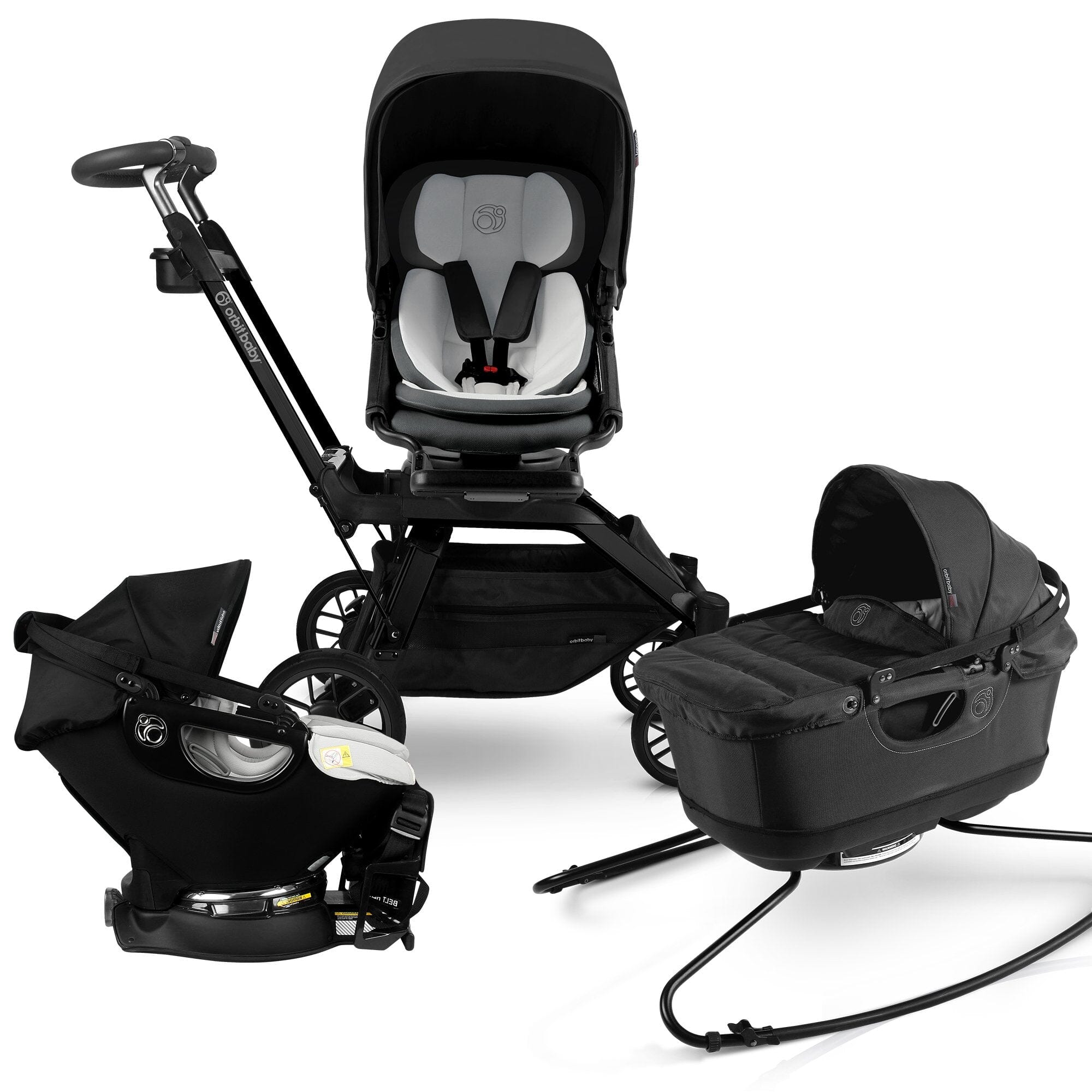 Orbit Baby Stroll, Sleep, & Ride Travel System- Strolleria
