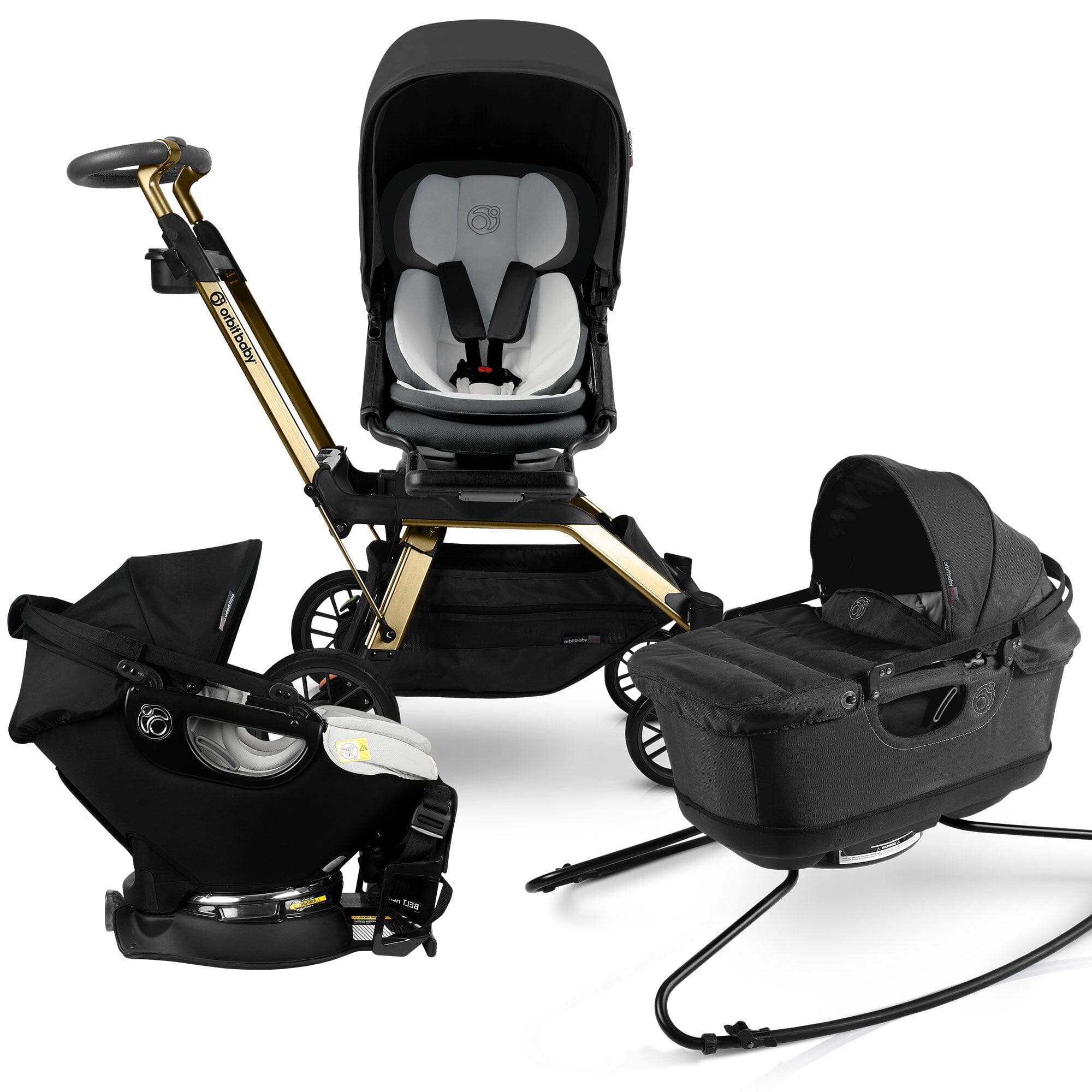 Orbit Baby Stroll, Sleep, & Ride Travel System- Strolleria