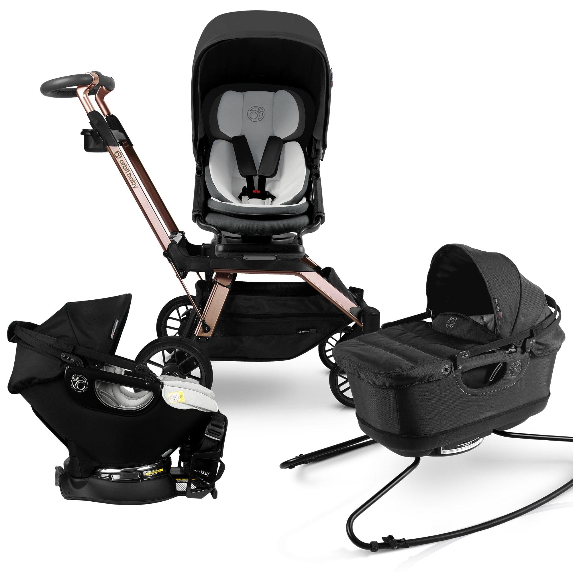 Orbit Baby Stroll, Sleep, & Ride Travel System- Strolleria