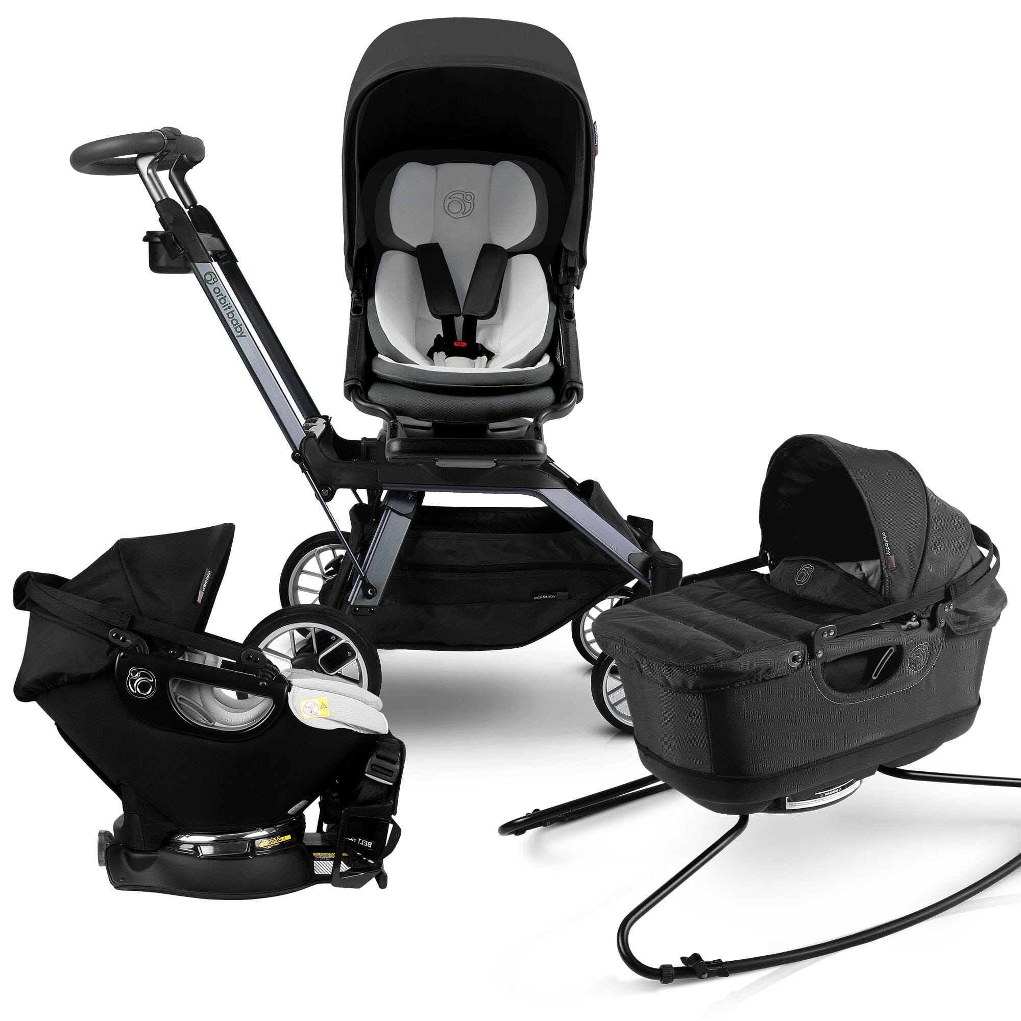 Orbit Baby Stroll, Sleep, & Ride Travel System- Strolleria