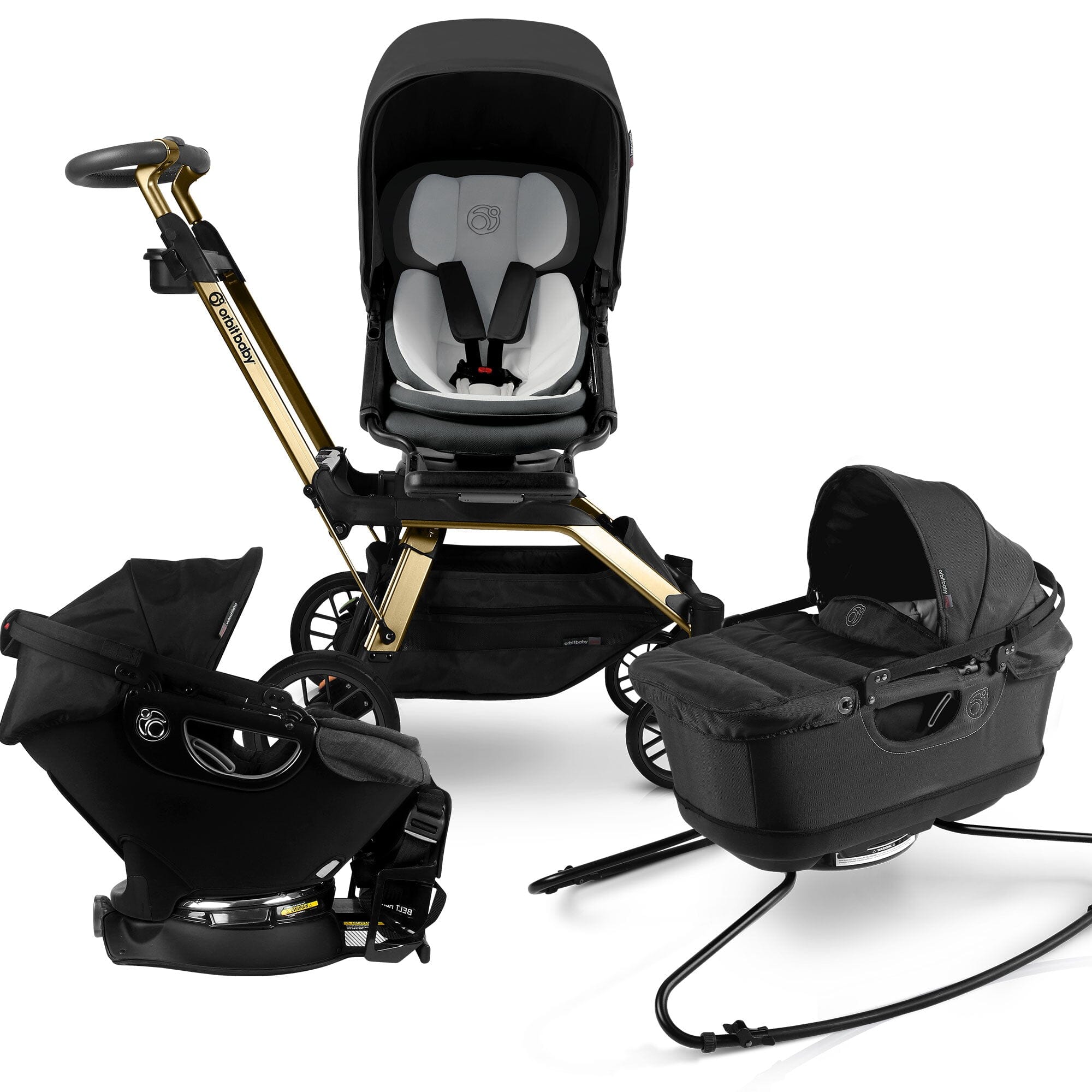 Orbit Baby Stroll, Sleep, & Ride Travel System- Strolleria