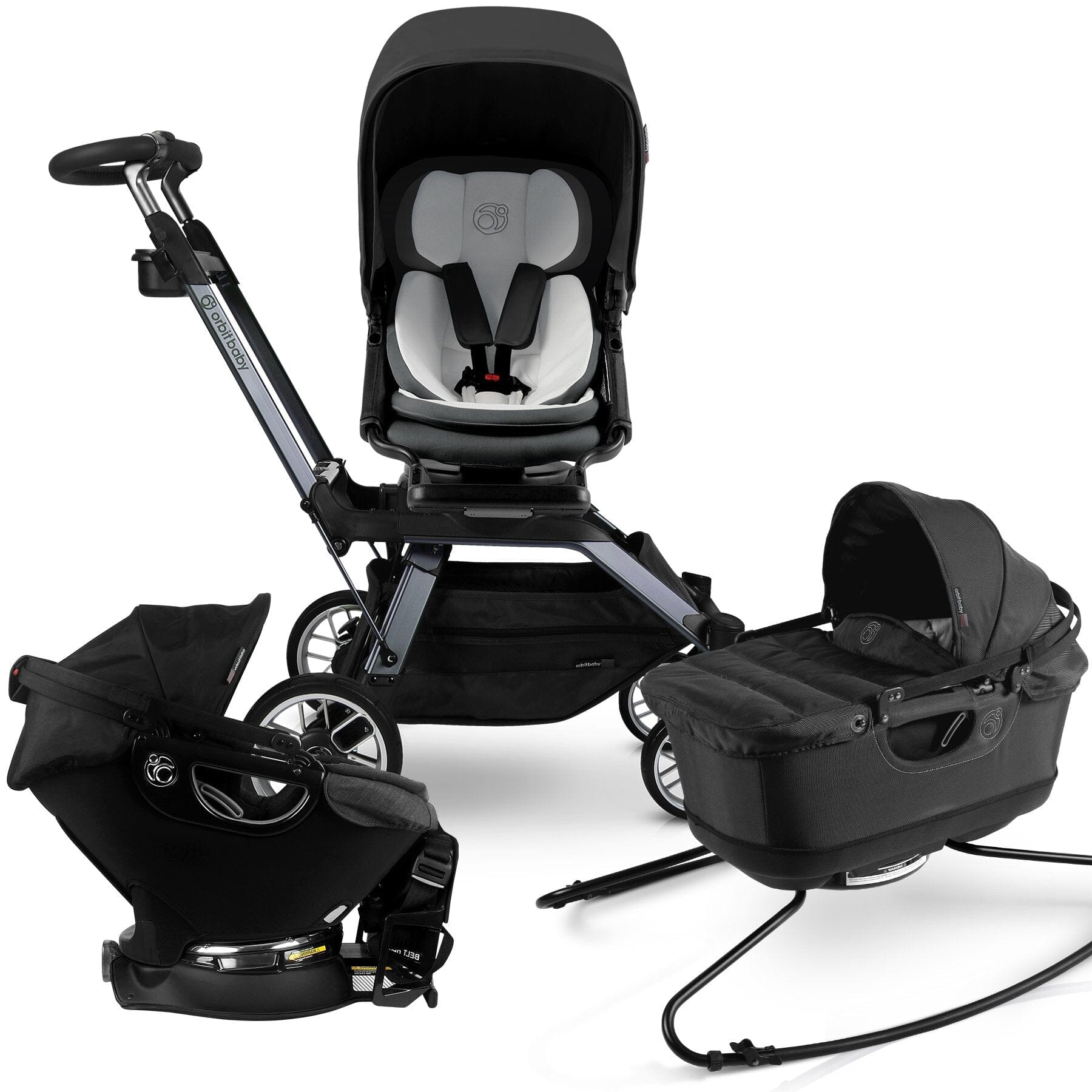 Orbit Baby Stroll, Sleep, & Ride Travel System- Strolleria