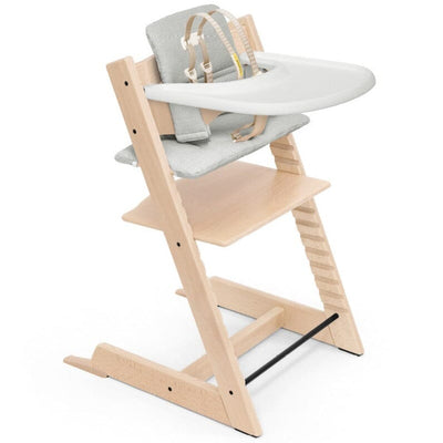 Stokke Tripp Trapp High Chair - Complete Bundle - Natural with Nordic Grey Cushion