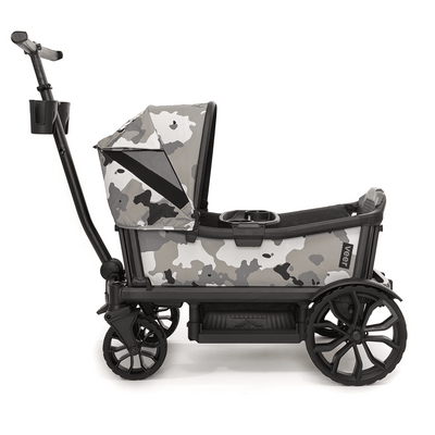 Veer Cruiser All-Terrain Wagon with Canopy and Sidewalls - Ice Camo
