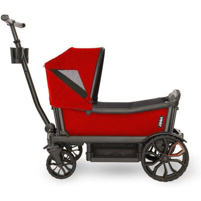 Veer Cruiser All-Terrain Wagon with Canopy and Sidewalls - Pele Red