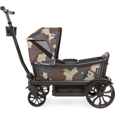 Veer Cruiser All-Terrain Wagon with Canopy and Sidewalls - Camo