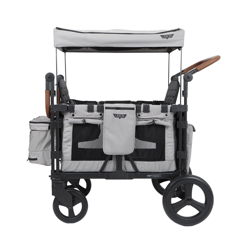 Keenz XC+ Stroller Wagon - 4 Passenger Grey