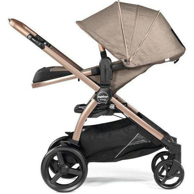 Peg Perego YPSI Double Stroller - Single - Side Reclined - Mon Amour