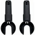 Black Bugaboo Adapter for Stand/Runner Donkey Stroller - Front View | Strolleria