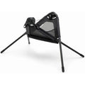 Black Bugaboo Stand with Bassinet - Side Angle View | Strolleria