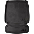 Black Clek Mat-Thingy Vehicle Seat Protector - Front View | Strolleria