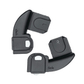 Black Clek Car Seat Adapter for Liing/Liingo - UPPAbaby Vista/Cruz - L/R Pair View | Strolleria