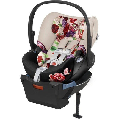 Cybex Cloud Q Infant Car Seat with SensorSafe - Spring Blossom-Light-519004367-Strolleria