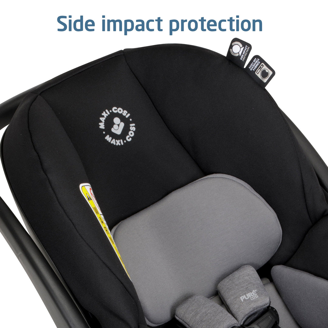 Maxi cosi car seat weight without base best sale