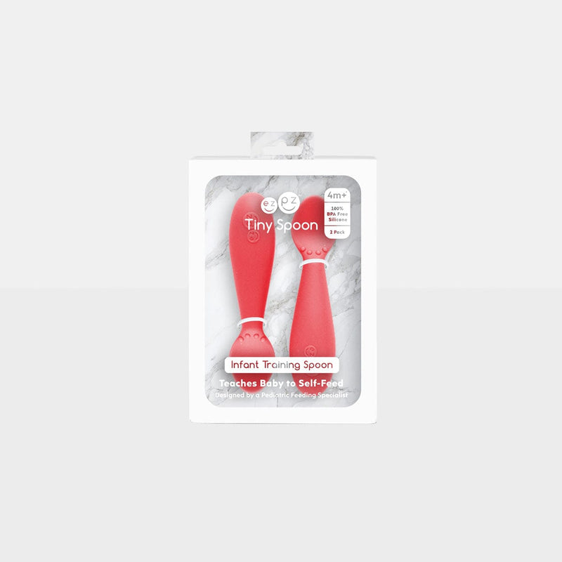 ezpz Tiny Spoon Twin Pack Coral