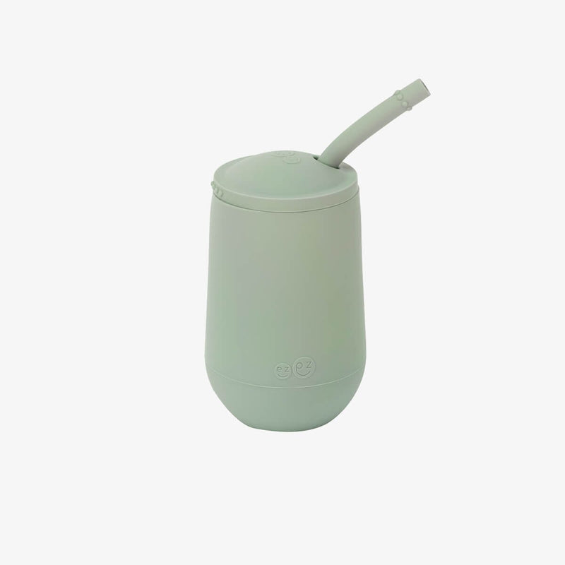ezpz Happy Cup + Straw System - Sage