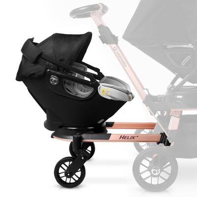 Orbit Baby Helix+ with G5 Infant Car Seat - Rose Gold / Black
