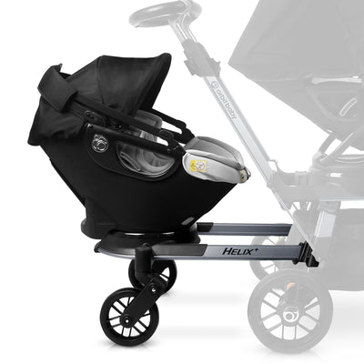 Orbit Baby Helix+ with G5 Infant Car Seat - Titanium / Black